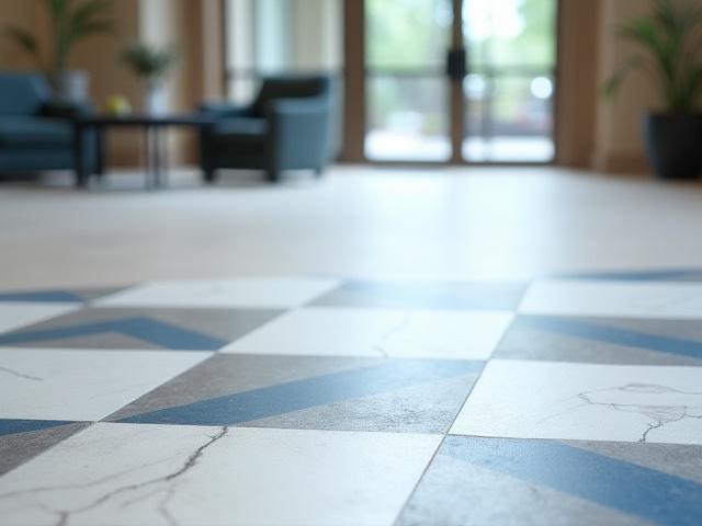 Baldosas de cerámica personalizadas para un vestíbulo elegante